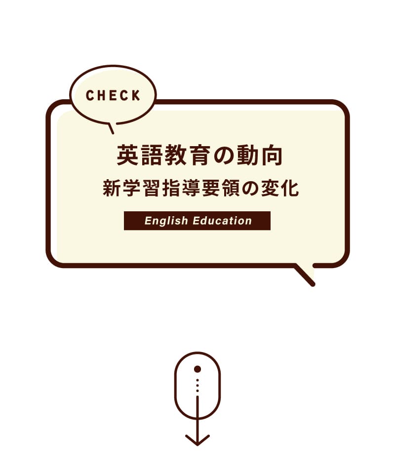 英語教育の動向,学習指導要領の変化,小学校の英語教育に向けて、今から英語を学びましょう。